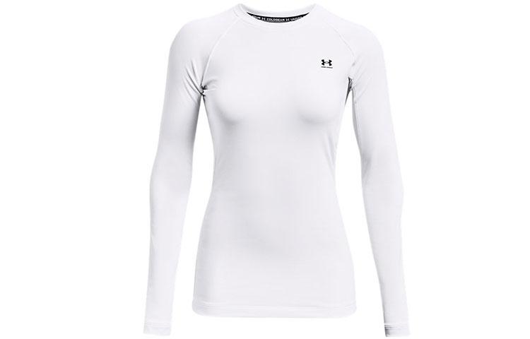 Under Armour Long Sleeved T Shirt Women s White 1368701-100 XL
