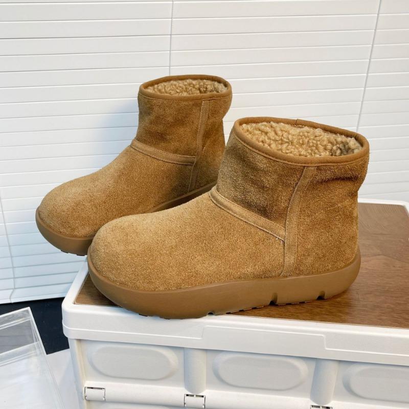 

Thick-soled snow boots women s new winter short boots piled and thickened warm round head sleeve cotton shoes 39 малиновый