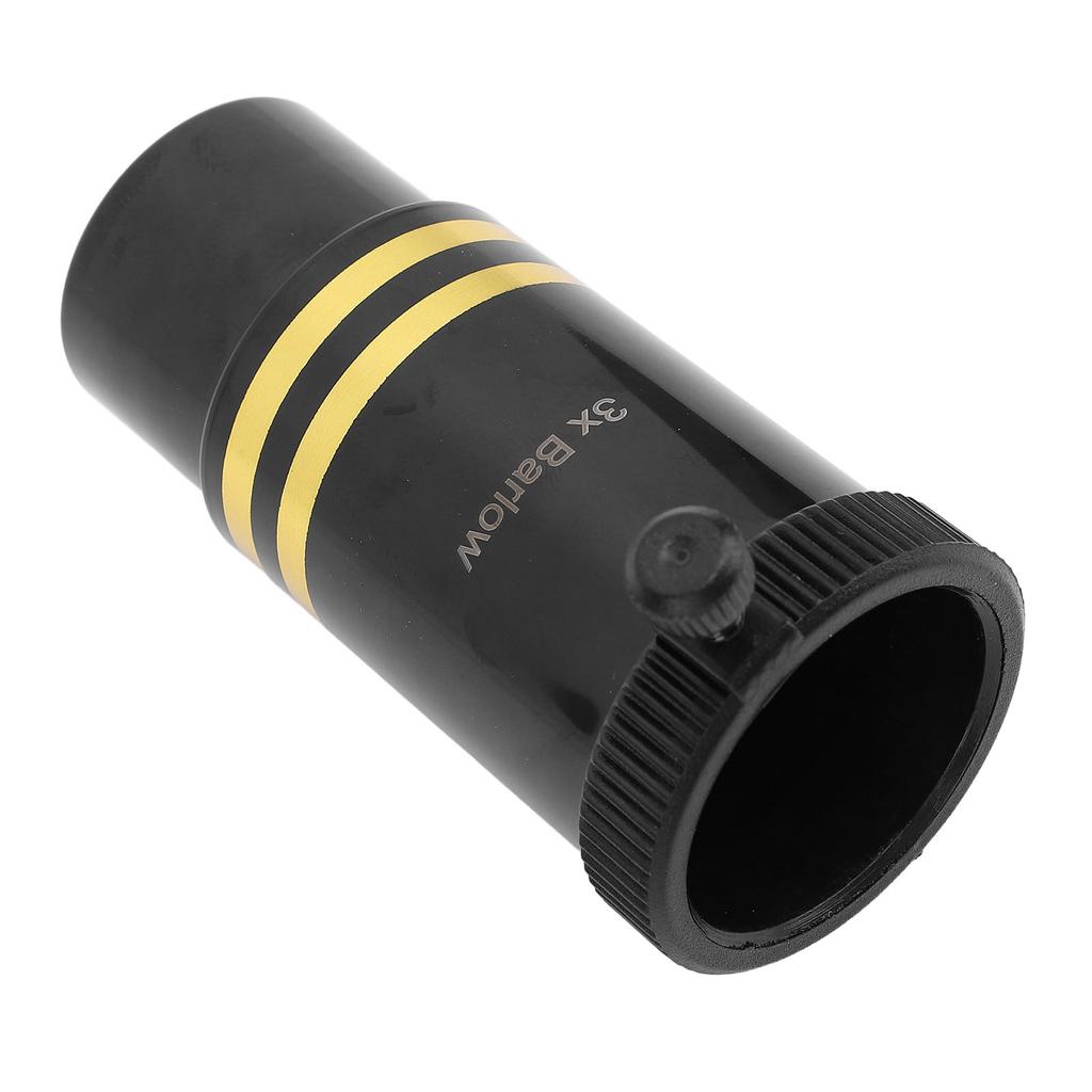 Telescop Barlow cu lentilă 1,25 inch, 3X, acromatic multistrat, cu capac antipraf, lentilă Barlow pentru