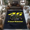 Doctor46 Personalized Name Area Rug Perfect For Dining Room Living Rooms Balcony Entryway Antislip Carpet Decorate Offices