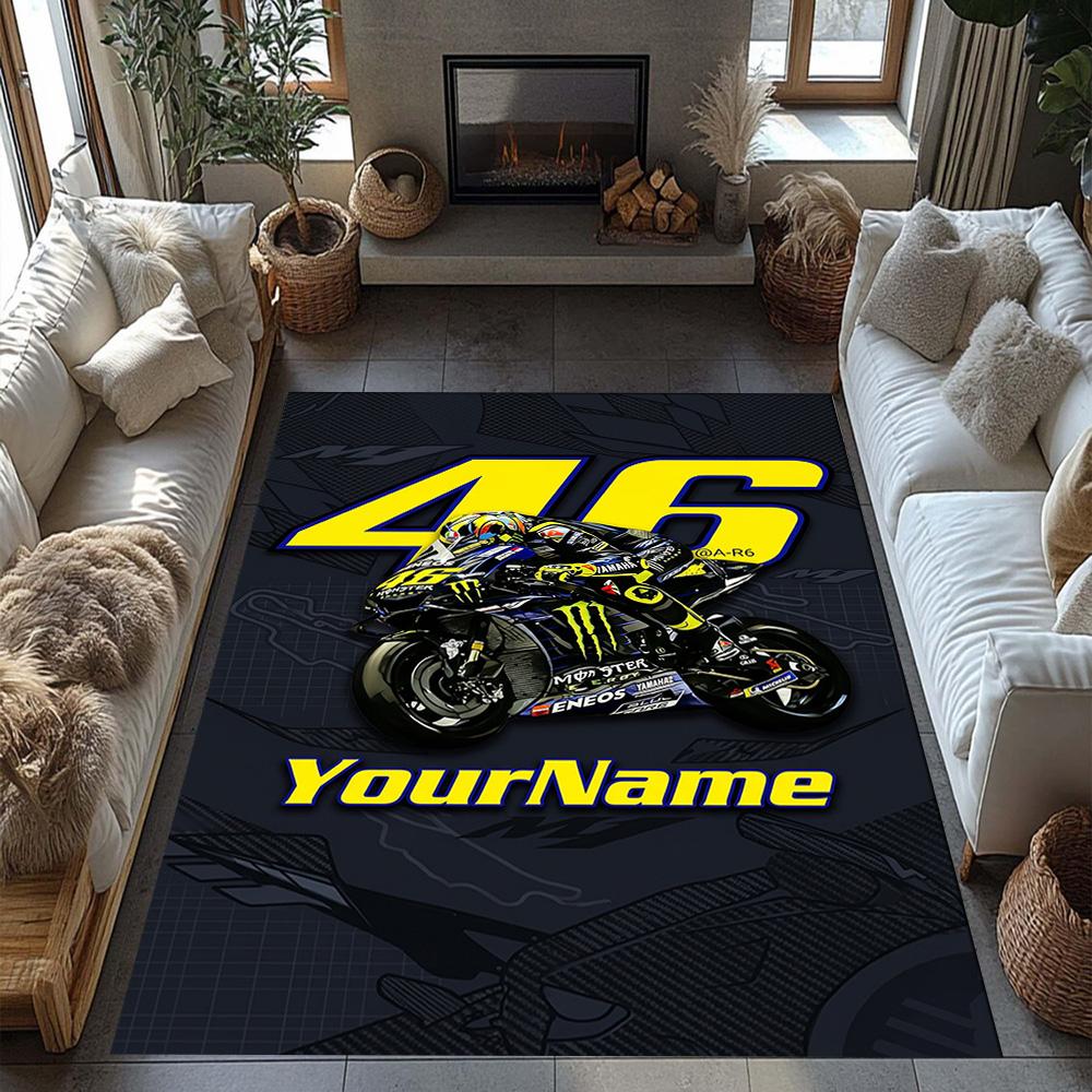 Doctor46 Personalized Name Area Rug Perfect For Dining Room Living Rooms Balcony Entryway Antislip Carpet Decorate Offices