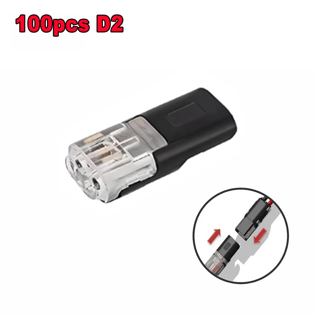 20/30/50/100pcs Waterproof Automotive Electrical Connector Sealed Dustproof Wire Terminal Strip for Car Wiring Cable Connection