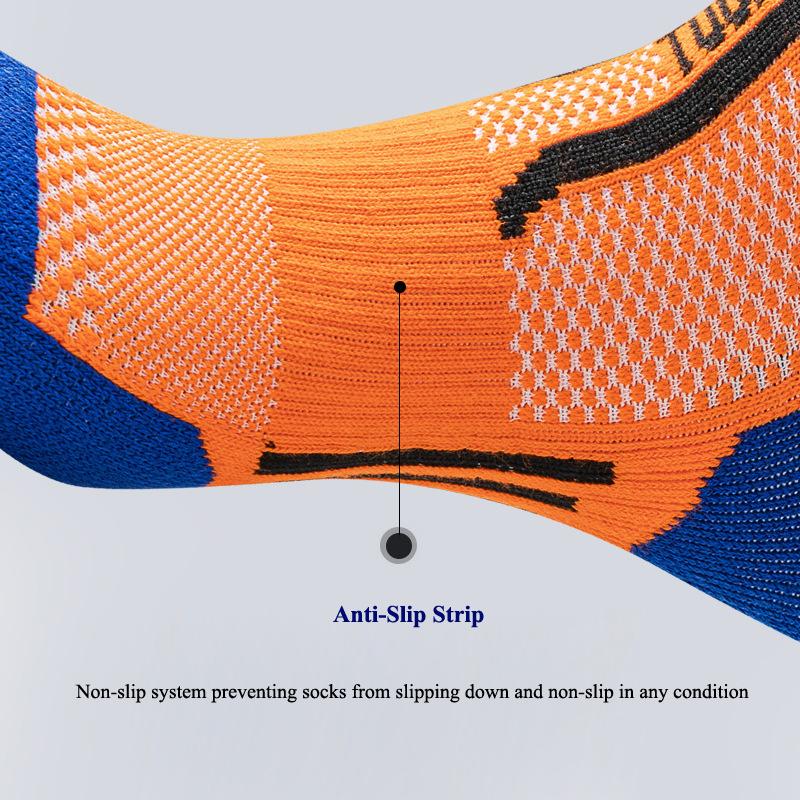 Professional Sports Socks Thickened Breathable Cushioned Athletic Ankle Socks Unisex Outdoor Basketball Cycling Marathon Socks