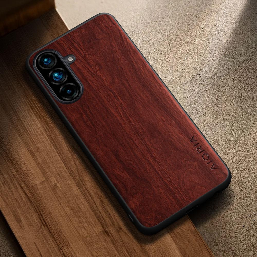 For Samsung Galaxy A56 A36 A26 A16 A06 A07 A17 A37 A57 Case Capa funda wooden pattern pu leather stylish phone case coque