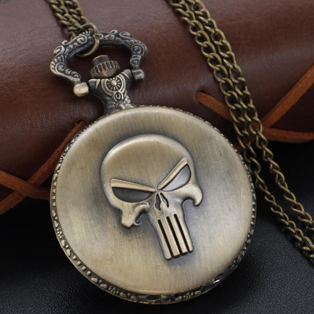 

Bronze Classic Anime Character Quartz Pocket Watch Special Navy Retired Unjust Hero Fob Chain Watch Pendant Necklace Gift бронзовый