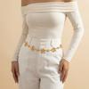 Metal Waist Chain Charm Bikini Belly Belt Elegant Flower Body Chain  Party