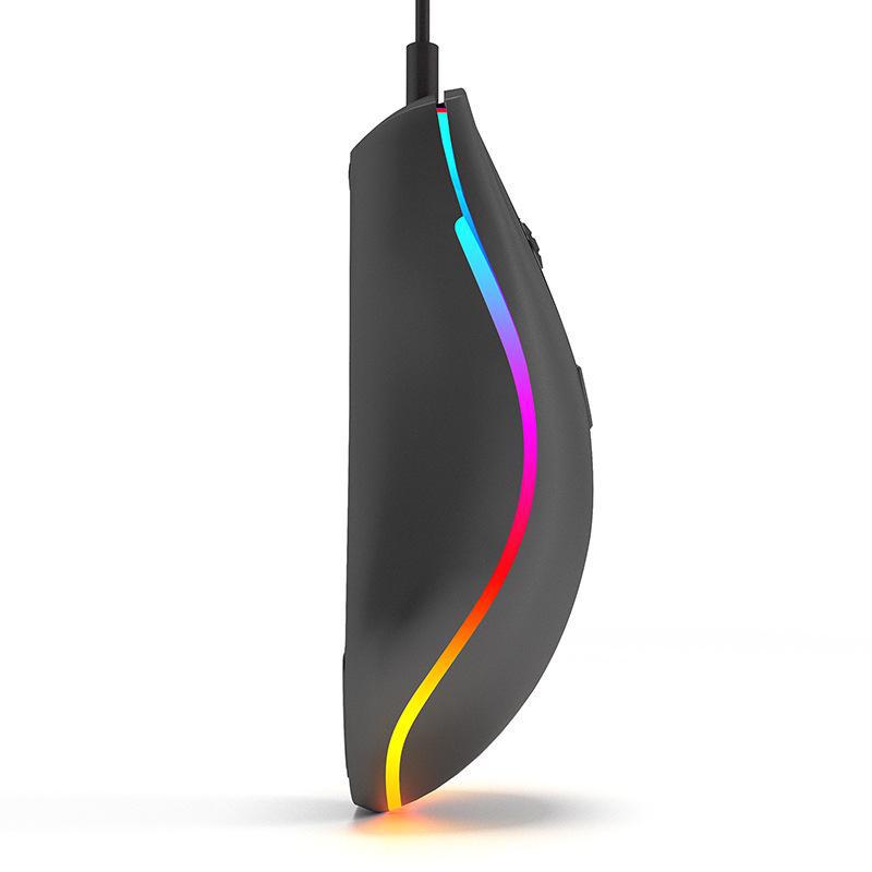 BAJEAL D1 Kabelgebundene 4D Gaming-Maus mit LED für Computer & Notebooks