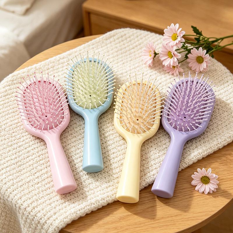 Air Cushion Comb for Massaging Women's Long Hair. The Hair Cushion Comb Is A Cute and Small Comb Designed for Massaging Hair.