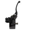 Hydraulic Brake Master Cylinder High Accuracy Black Brake  Pump Lever Stable Performance Wear Resistant for Motorcycle