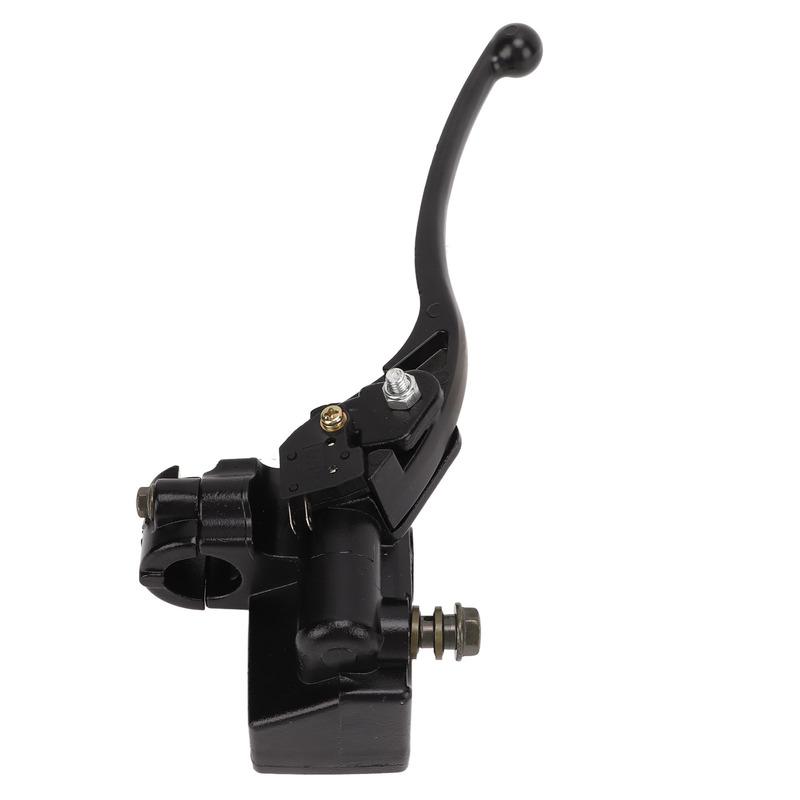 Hydraulic Brake Master Cylinder High Accuracy Black Brake  Pump Lever Stable Performance Wear Resistant for Motorcycle