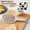 Handheld Vegetable Grater Stainless Steel Potato Grater with Long Handle Handheld Vegetable Shredder Cheese Carrot Kitchen