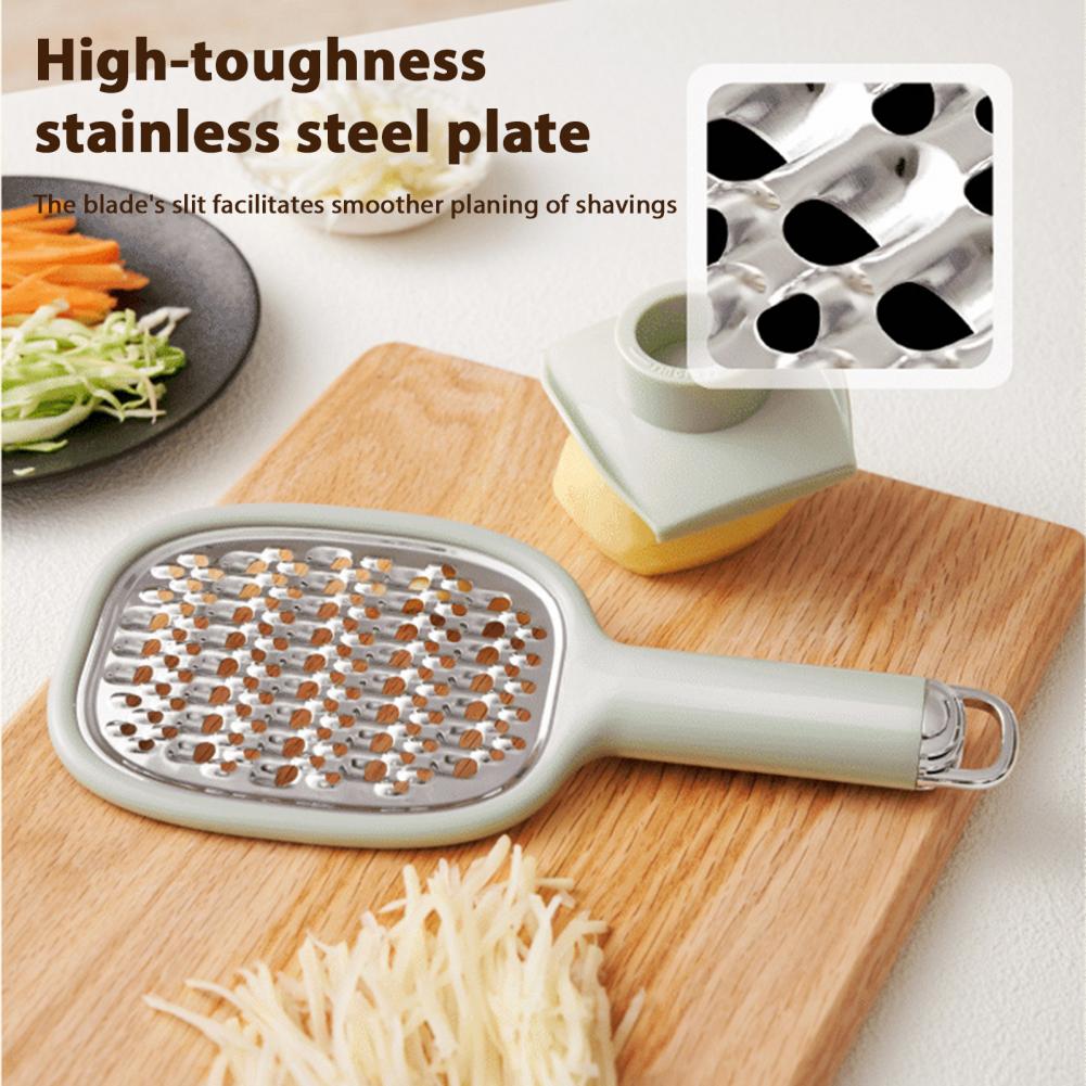 Handheld Vegetable Grater Stainless Steel Potato Grater with Long Handle Handheld Vegetable Shredder Cheese Carrot Kitchen