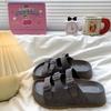 Versatile one-word drag new wear retro platform slippers women's sand fashion sandals women's summer