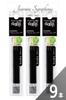 Frixion Ball Ball Slim Extra Fine Refill LFBTRF30EF Black Refills X 3 1 Jasmine Symphony Index Multi-Color/Frixion 0.5mm [3 (9 Total), Card]
