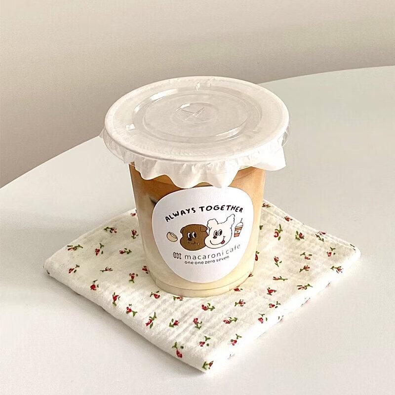 Disposable Plastic Coffee & Milk Tea Cup with Lid