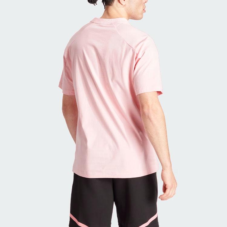 Adidas Inter Miami CF Designed for Gameday Travel T-Shirt Hellrosa Herren Streetwear IQ0723