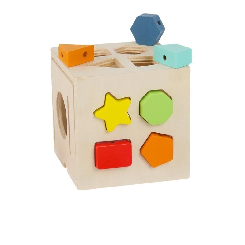 

Развивающая игрушка Монтессори для малышей, деревянный мини-лабиринт с бусинами на проволоке, счеты, головоломка, игрушки для детей, подарок для мальчика, девочки