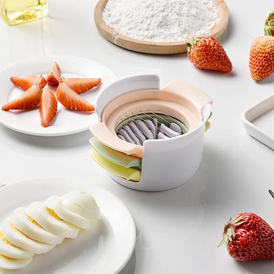 Tagliauova per Uova Sode Acciaio Inossidabile Tagliauova Tagliafragole Gadget da Cucina per Insalate Piatti Snack