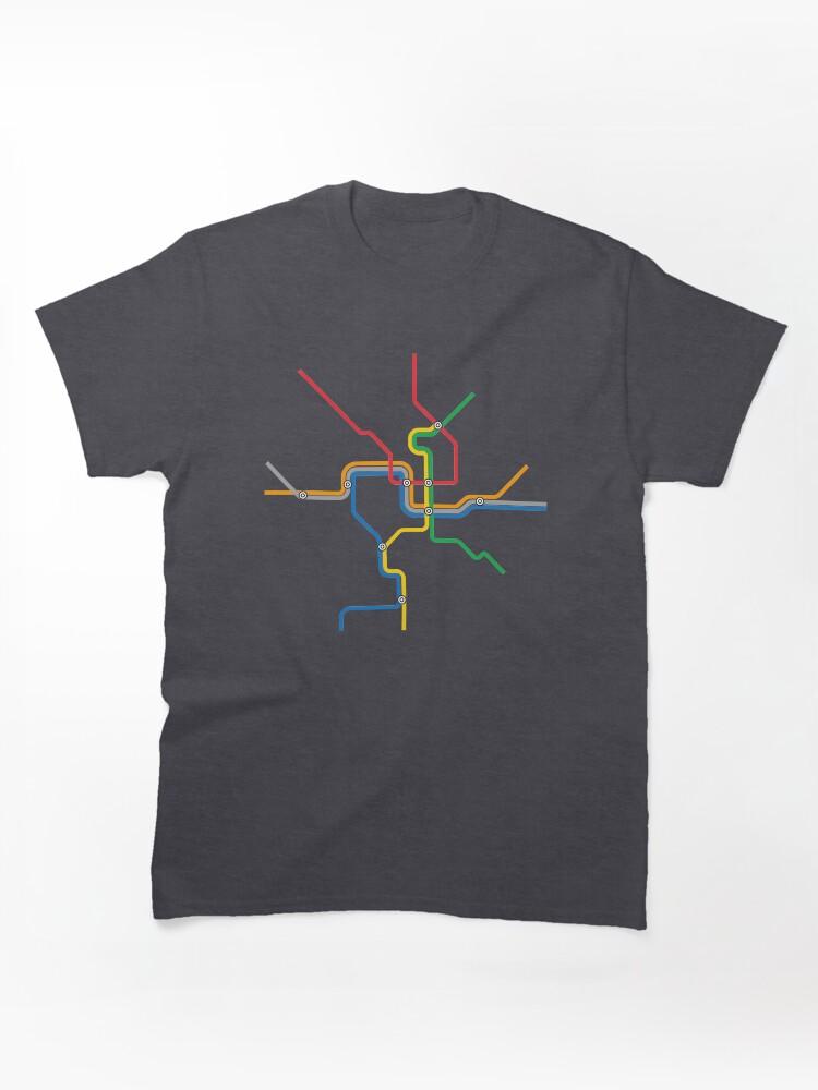 Metro DC Metro Map Classic T-Shirt