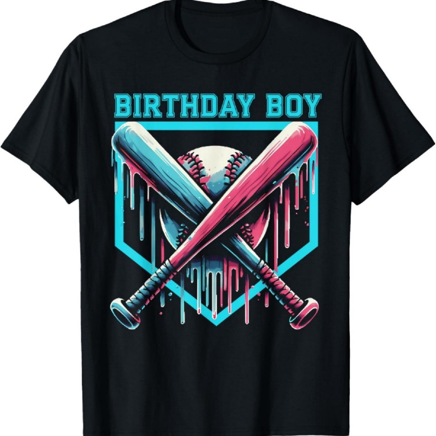 

Baseball Birthday Drip For Boys Youth Boys Baseball Drip T-Shirt XXXXXL чёрный