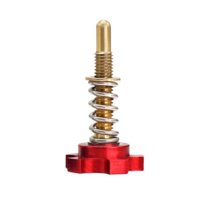 CNC Roter Motorradvergaser Aus Billet-Aluminium Mit Bequemer Luft-Kraftstoff-Gemischregelung Und Leerlaufregelung Für Keihin Pwk Vergaser 21 Mm-34 Mm