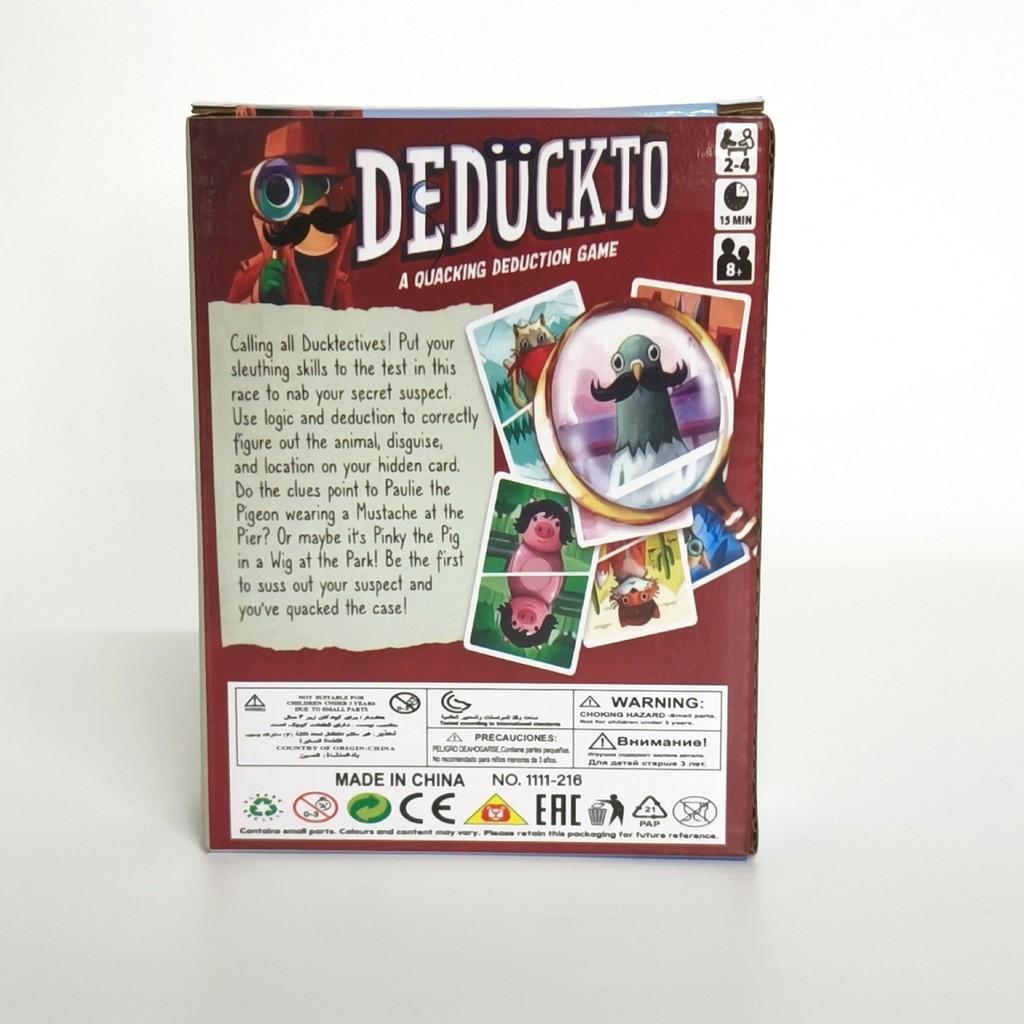 Deduckto Kartenspiel für Familie und Party mit interaktivem Spiel