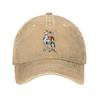 Lucky Luke Unisex Καπέλο Μπέιζμπολ Κινούμενο Σχέδιο Φθαρμένο Τζιν Πλυμένα Καπέλα Καπέλο Ρετρό Εξωτερικού Χώρου Όλες τις Εποχές Ταξίδι Snapback Καπέλο