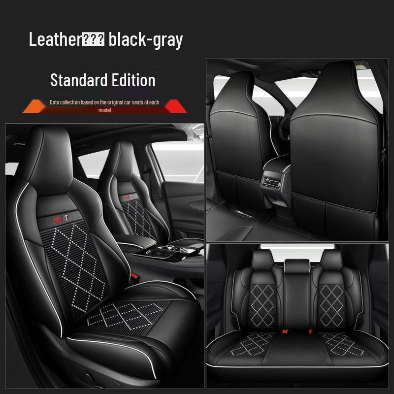 Changan UNI-T Sports Leather Car Seat Cushion Cover - All-Season Full Set