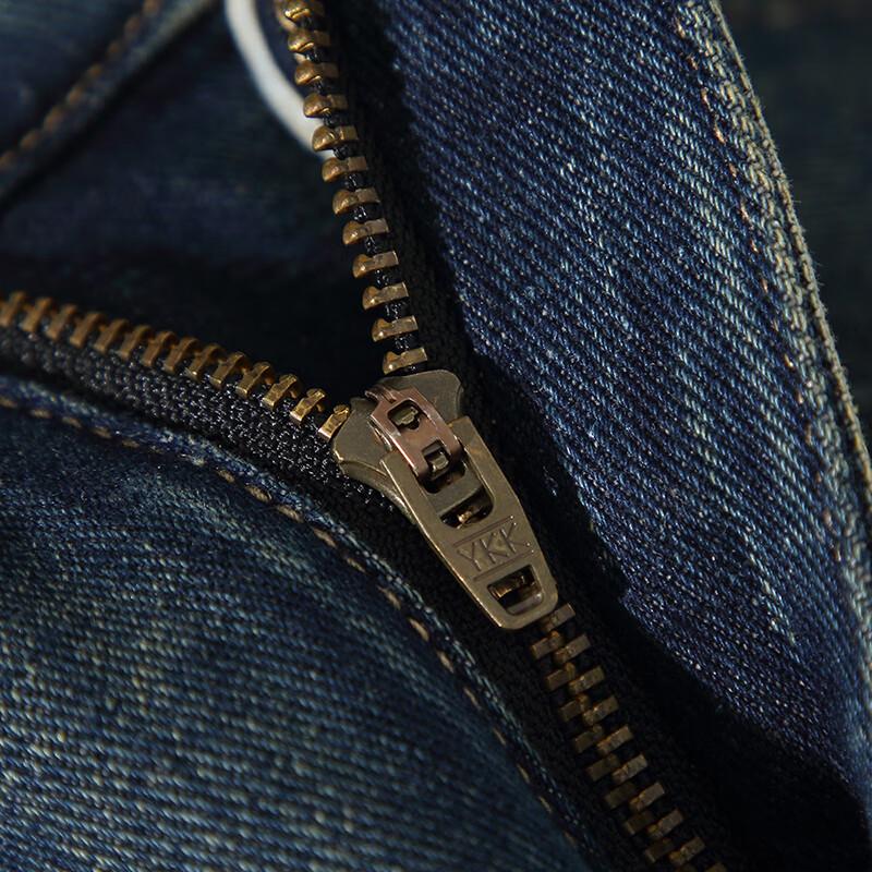 Men's Retro Loose Straight Wide-Leg Washed Denim Jeans