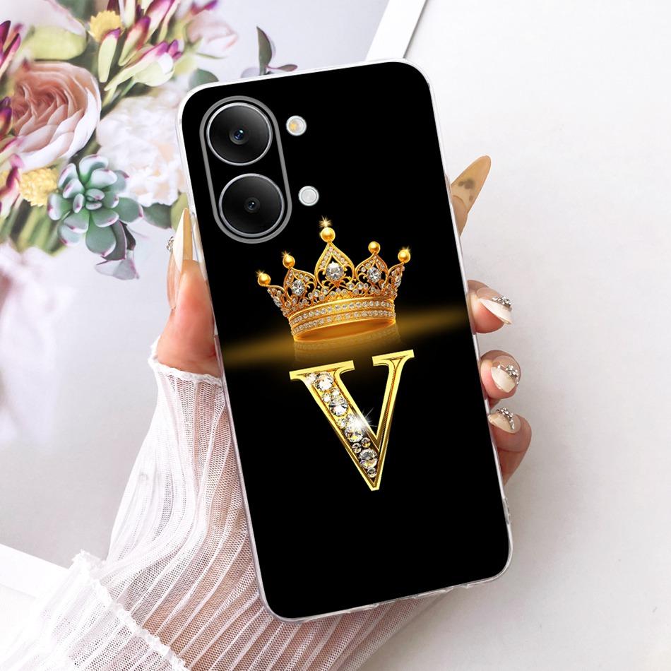 For Xiaomi Redmi Turbo 5 Max 2026 Fashion Crown Letter Phone Case For Redmi Turbo5 Turbo 5Max Soft Silicone TPU Cases