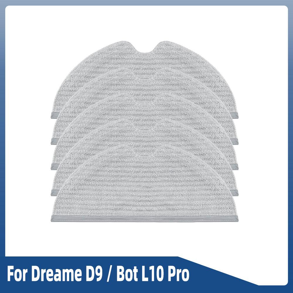 For Dreame D9/ D9 Pro/ D9 Max/ L10 Pro/ Trouver LDS Vacuum-Mop Finder Robot Vacuum Spare Parts Main Side Brush Hepa Filter Mop