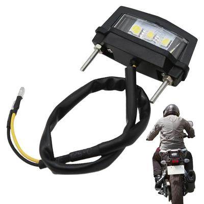 Placă de înmatriculare Lampă spate mică Placă de înmatriculare spate Lampă spate pentru motocicletă Lumini motocicletă Pentru condus pe timp de noapte Călătorii de plimbare Cețos