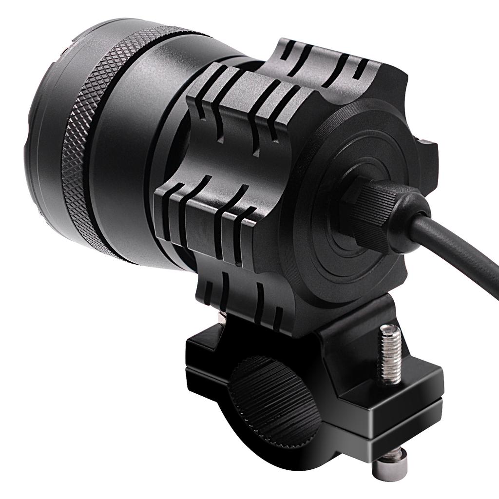 2Pcs Motorcycle LED Headlights 12V 60W 4000LM LED Motorbike Beam Headlamp Moto Spot Head Light Auxiliary Lamp DRL with Switch