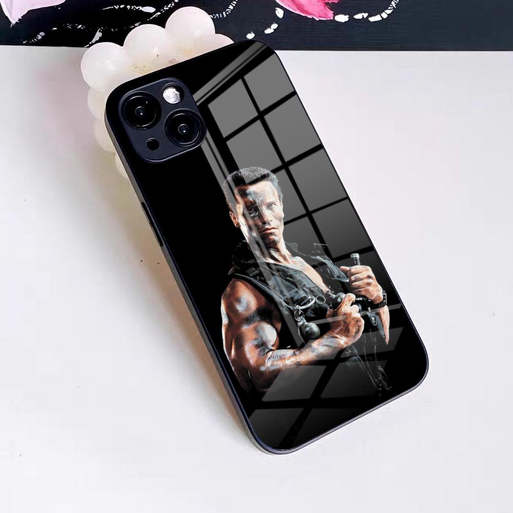 FILM Arnold Schwarzenegger Terminator Phone Case For IPhone 17 Pro Max 16 15 14 Pro Max 13 11 X Xs Xr 8 7Plus Glass Cover