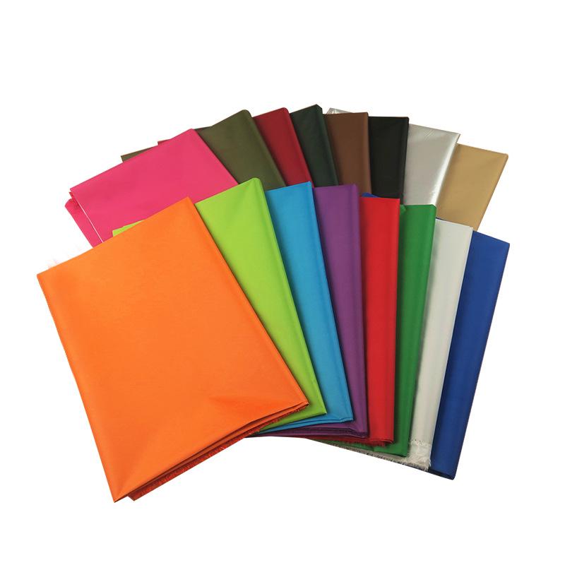 210T Silver-Coated Waterproof Dust Cover Fabric for Car, Tent, and UV Protection.