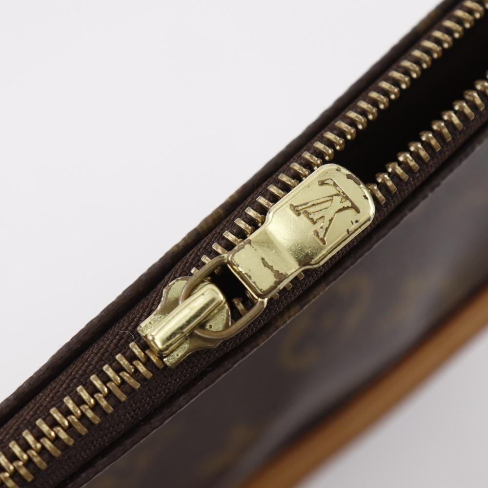 Louis Vuitton Pochette Accessoires Pouch M51981 Panda Takashi Murakami Collaboration Accessory Pouch Brown Monogram Canvas Women Used