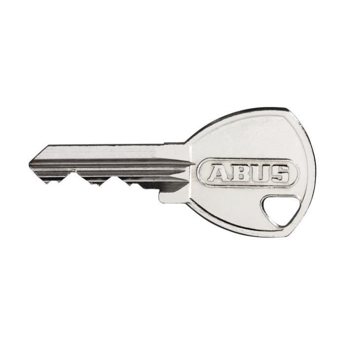 Cadenas ABUS 65-40mm haute anse - Blanc - A clé - Utilitaire