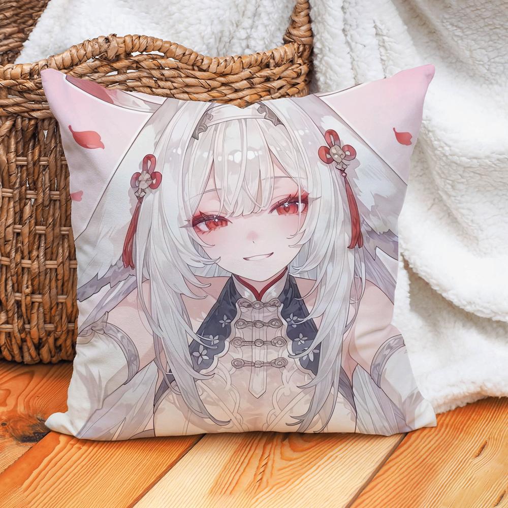 Game Zenless Zone Zero Ye Shunguang Pillow Case Home Cushion Cover Suitable For Office Sofa Car Suitable For All Seasons