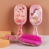 Transparent Cartoon Comb for Girls - Anti-Tangle, Smooth, Massage & Student-Friendly, Perfect for Kids