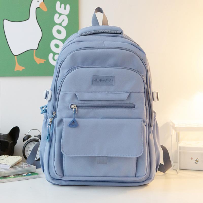 Schoolbag College Student Tooling School Bag New Fashion Large Capacity Computer Backpack Lightweight Large Capacity Travel Backpack