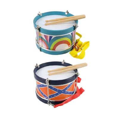 Wooden Toddler Drum Set Musical Learning Toy For Children 3+ Sensory Development Instrument With Durable Construction