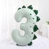 40Inch Giant Dinosaur Number Balloons Boy Girl Jungle Birthday Party Decoration Kids 1st Birthday Cartoon Foil Balloon Supplies