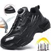 Men Work Safety Shoes Anti-puncture Working Sneakers Male Indestructible Work Shoes Men Boots Lightweight Men Shoes Safety Boots