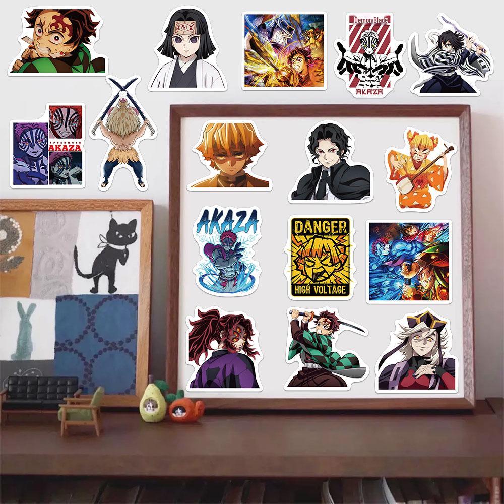 50-Pack Demon Slayer Mugen Train Arc: Akaza's Return DIY Decorative Stickers