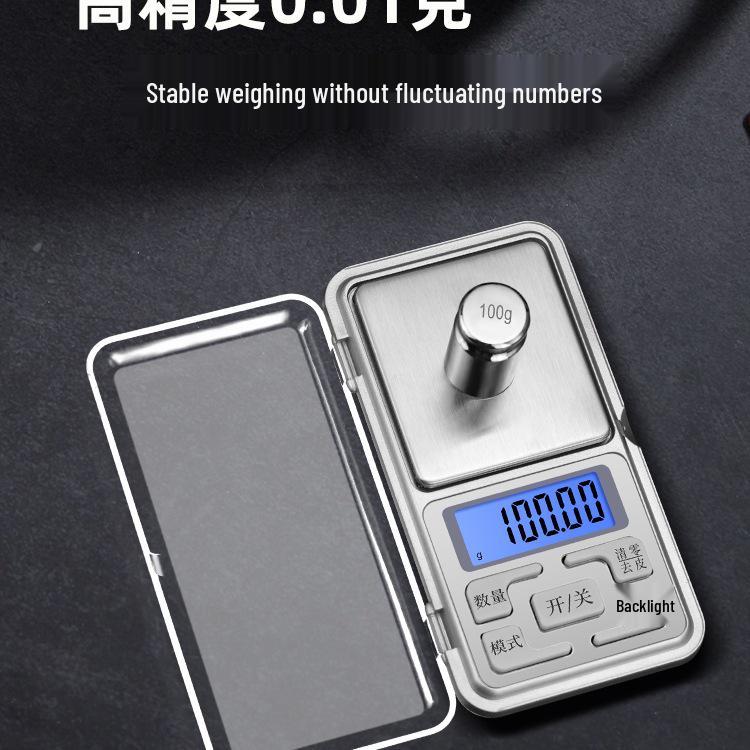 Mini Precision Scale 0.01g for Jewelry, Tea, and Household Use