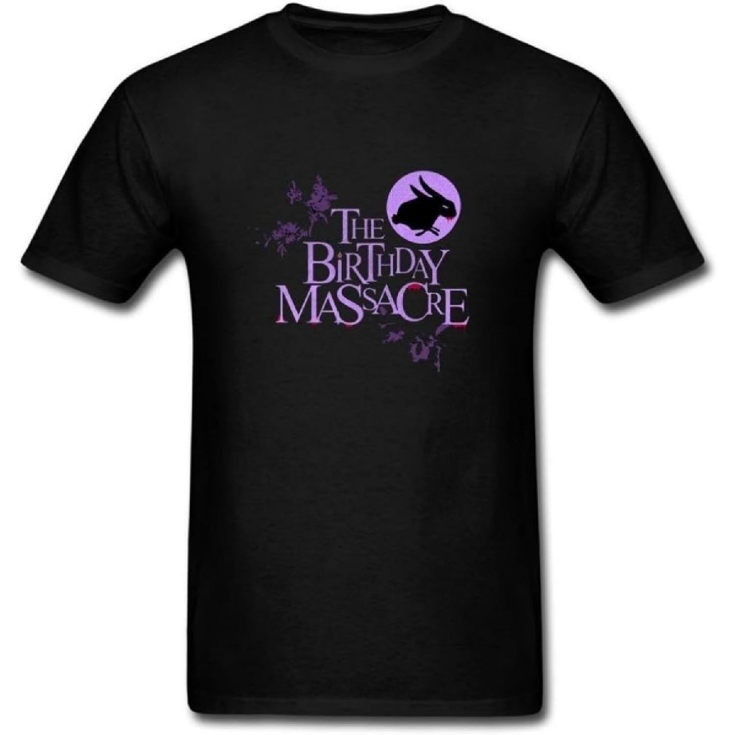 XIULUAN Мужская Футболка с Логотипом Синт-Рок Группы The Birthday Massacre Размер XL Цвет S