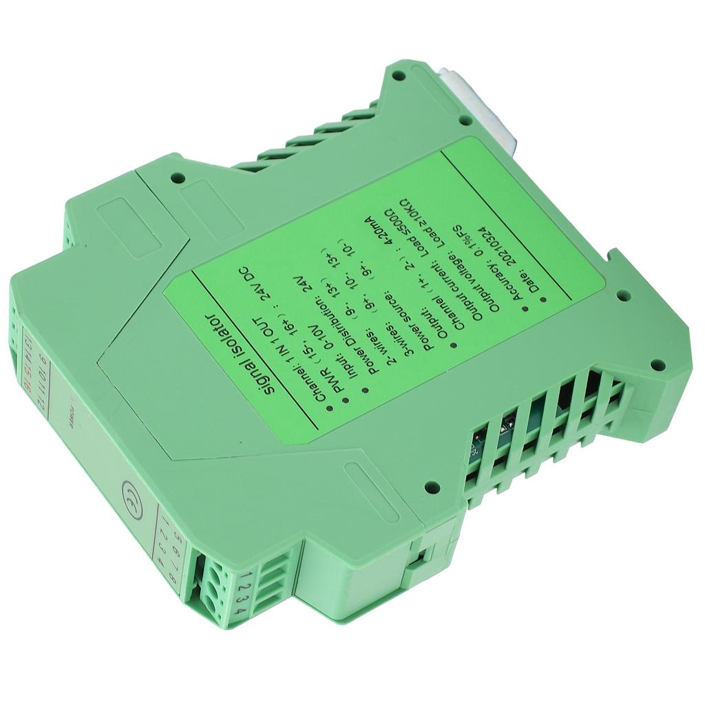 Signal Isolator Current Distributor Transmitter 1 in 1 Out Rail Mount Circuit Protection