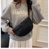 Women's Cotton Crescent Bag 2026 New Lightweight Shoulder Crossbody Purse Soft Texture Hobo Bag