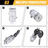 Ignition Key Switch Cylinder Lock With Keys For Chrysler Voyager Dodge Jeep Cherokee Plymouth 5003843AB 5003843AA