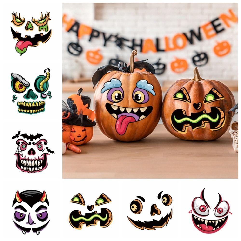 Waterproof Expressions Stickers PVC Self-adhesive Stickers  Mischievous Party Gifts